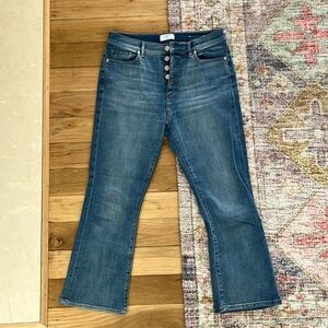 Loft High Waisted Cropped Jeans